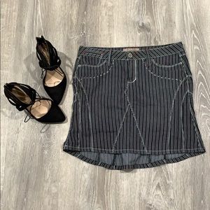 Candie’s Pinstriped skirt